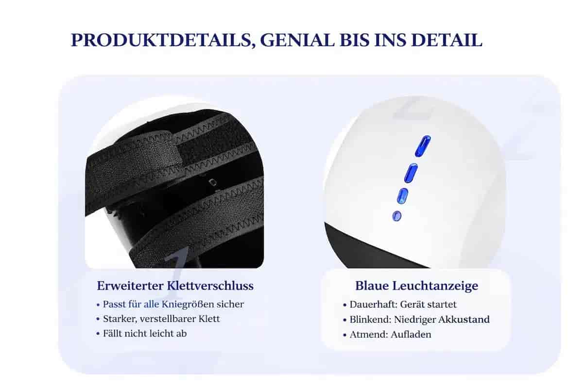 KneeFlow™ Pro – Intelligentes Knie-Massagegerät